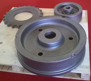 Resin sand casting, Ductile iron castings , cast iron parts, wheel casting for terex crane