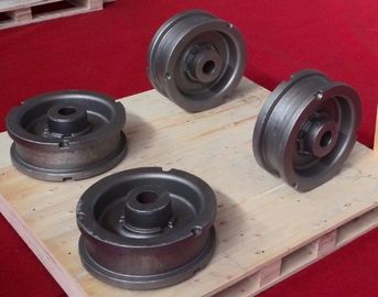 Resin sand casting, Ductile iron castings , cast iron parts, wheel casting for terex crane