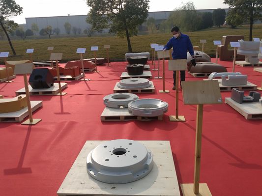 OEM उच्च गुणवत्ता वाले रेत कास्ट आयरन व्हील काउंटर वजन इंजीनियरिंग मशीनरी के लिए