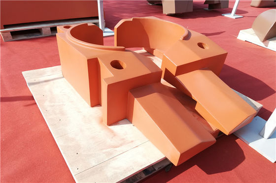 इलेक्ट्रिक फोर्कलिफ्ट वैक्यूम प्रक्रिया OEM सेवा के लिए छोटे आकार 1 - 2 टन काउंटर वजन