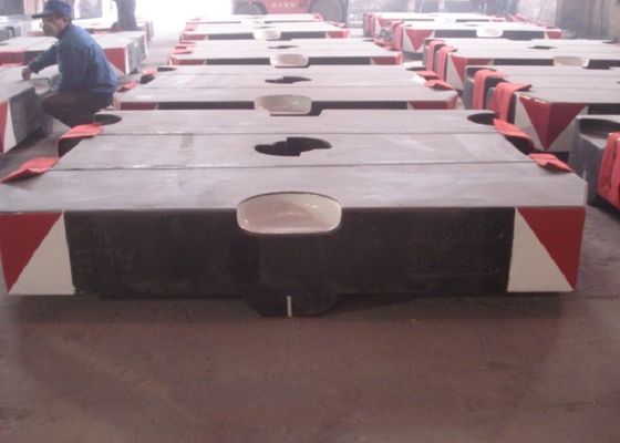 रेत कास्टिंग फोर्कलिफ्ट ग्रे आयरन 10 टन क्रेन काउंटरवेट
