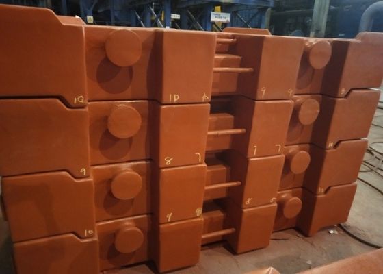 वैक्यूम कास्टिंग GG250 10000 किलो क्रेन काउंटरवेट